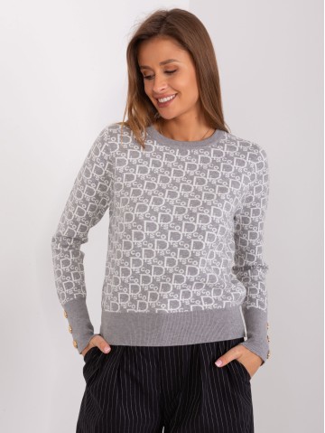 Sweter-AT-SW-2342.46P-szary 2