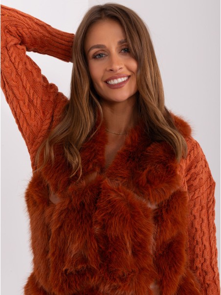 Kamizelka-AT-KZ-2375.00P-ciemny pomarańczowy