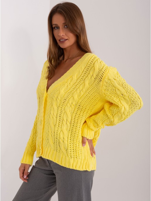 Sweter-BA-SW-8016.48P-żółty Sweter-BA-SW-8016.48P-żółty