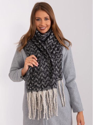 Szalik-AT-SZ-23125.75-czarno-beżowy 2