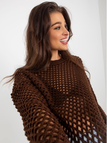 Sweter-BA-SW-9006.38P-brązowy 2
