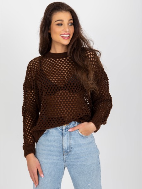 Sweter-BA-SW-9006.38P-brązowy