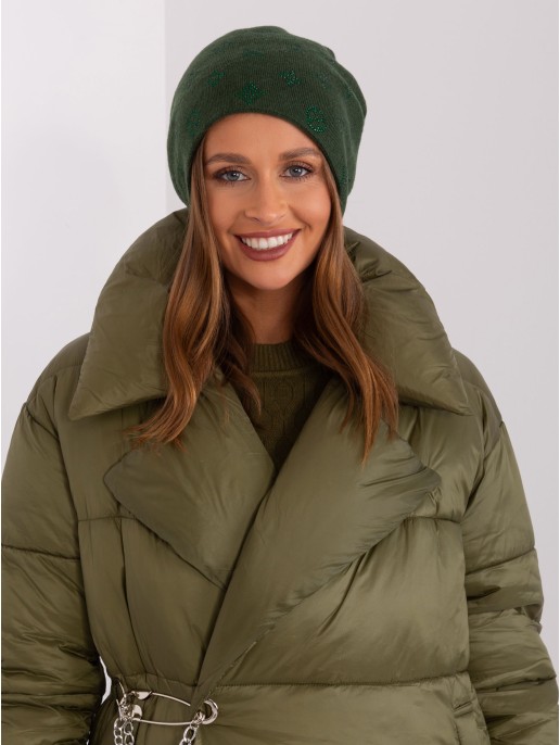 Czapka-AT-CZ-2325.96-ciemny zielony Czapka-AT-CZ-2325.96-ciemny zielony