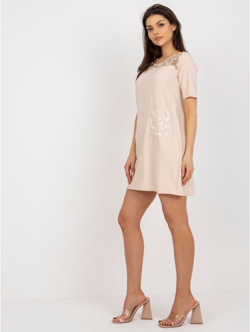 Sukienka-LK-SK-506735.82-beżowy
