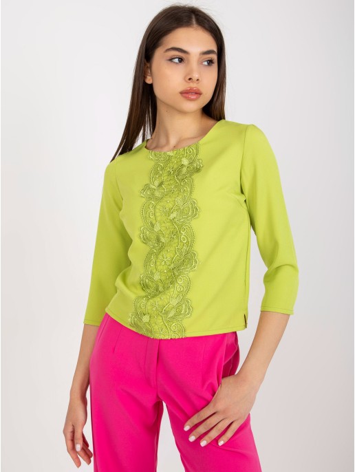 Bluzka-LK-BZ-506522.07-limonkowy Bluzka-LK-BZ-506522.07-limonkowy