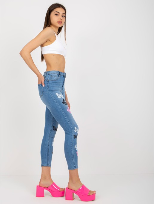 Spodnie jeans-NM-SP-D8015.31X-niebieski Spodnie jeans-NM-SP-D8015.31X-niebieski