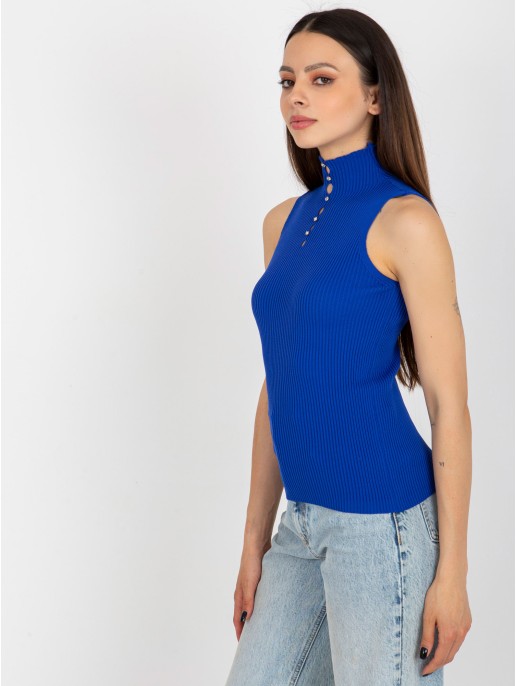 Bluzka-BA-BZ-2301.00P-kobaltowy Bluzka-BA-BZ-2301.00P-kobaltowy