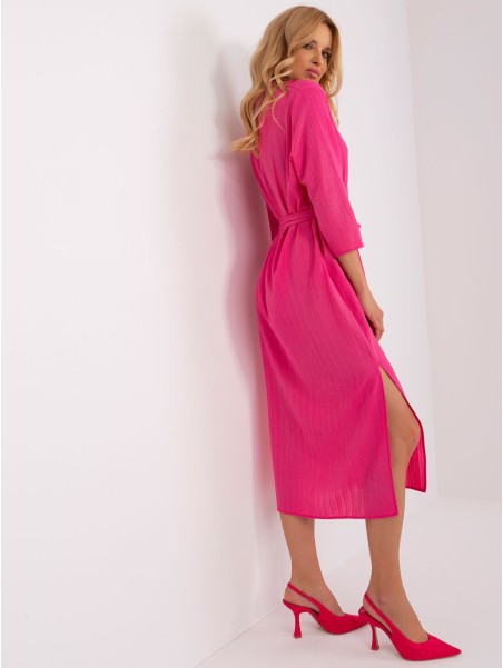 Sukienka-LK-SK-509342.33P-ciemny różowy