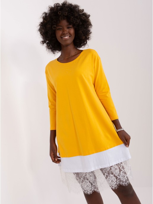 Sukienka-EM-SK-HS-20-37.05P-ciemny żółty Sukienka-EM-SK-HS-20-37.05P-ciemny żółty