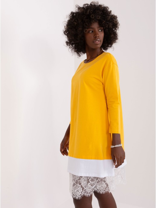 Sukienka-EM-SK-HS-20-37.05P-ciemny żółty Sukienka-EM-SK-HS-20-37.05P-ciemny żółty