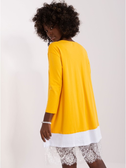 Sukienka-EM-SK-HS-20-37.05P-ciemny żółty Sukienka-EM-SK-HS-20-37.05P-ciemny żółty