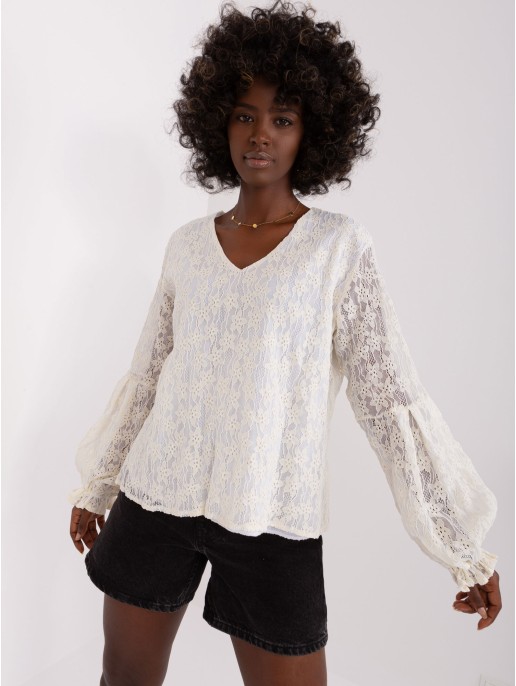 Bluzka-LK-BZ-509203.08P-ecru Bluzka-LK-BZ-509203.08P-ecru