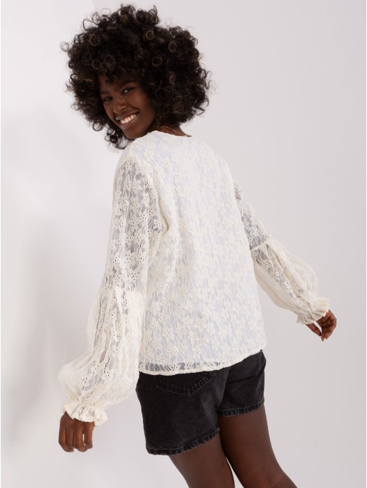 Bluzka-LK-BZ-509203.08P-ecru Bluzka-LK-BZ-509203.08P-ecru