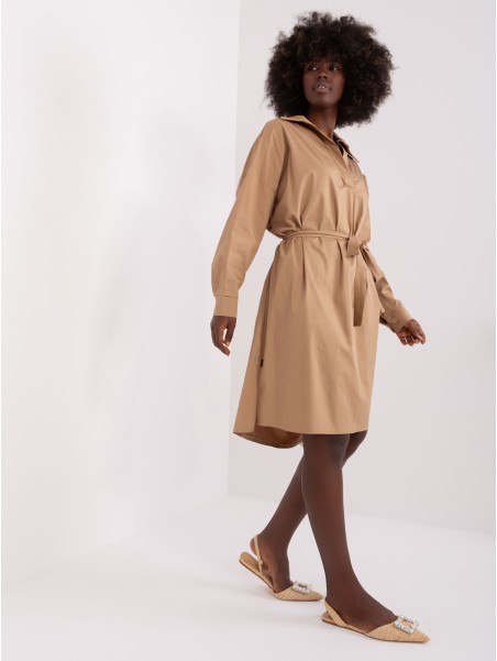 Sukienka-CHA-SK-9010.70-camelowy