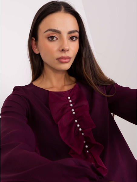 Bluzka-LK-BZ-506673.36-ciemny fioletowy