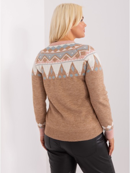 Megztinis-PM-SW-PM837.31X-tamsiai smėlio spalvos