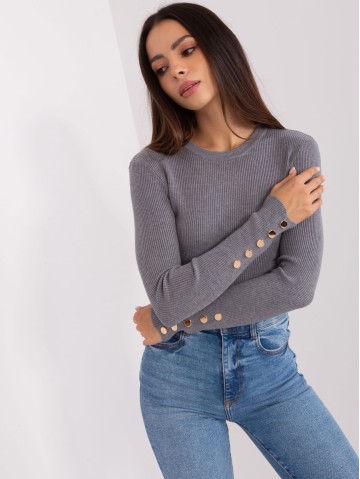 Sweter-PM-SW-PM685.39P-ciemny szary 2