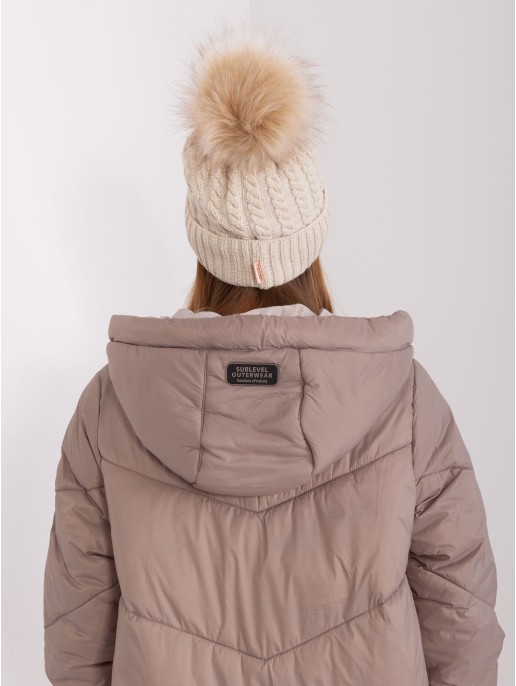 Czapka-JK-CZ-10.51-beżowy Czapka-JK-CZ-10.51-beżowy