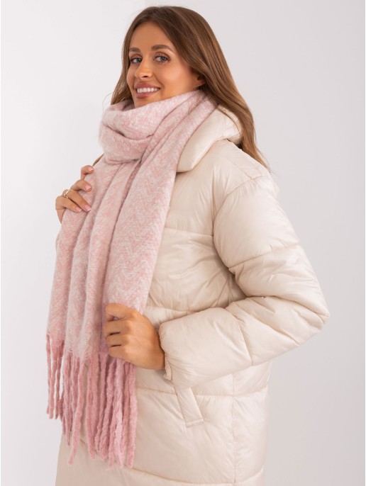 Szalik-AT-SZ-23125.75-jasny różowy Szalik-AT-SZ-23125.75-jasny różowy