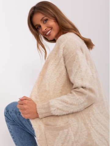 Sweter-AT-SW-234501.00P-jasny beżowy 2