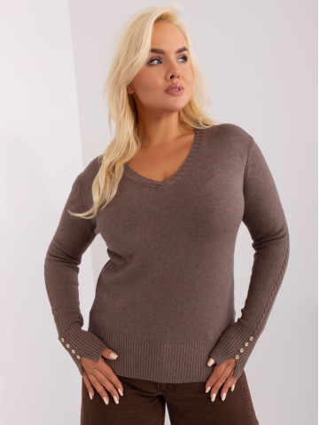 Sweter-PM-SW-PM-3817.07-brązowy 2