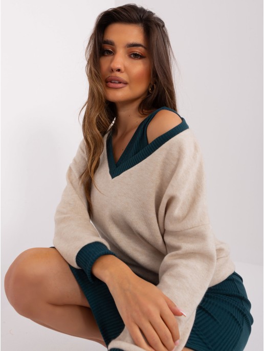 Komplet-WN-KMPL-679.60-ciemny zielony