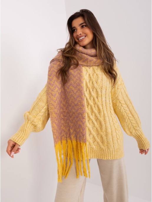 Szalik-AT-SZ-23125.75-ciemny różowy Szalik-AT-SZ-23125.75-ciemny różowy