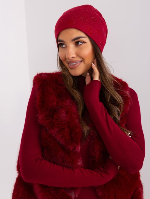 Czapka-AT-CZ-2325.96-bordowy Czapka-AT-CZ-2325.96-bordowy