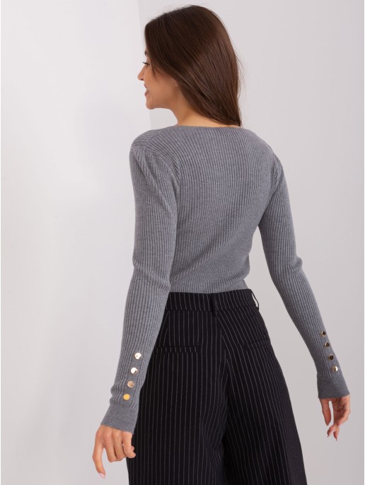 Sweter-PM-SW-PM305.22-ciemny szary Sweter-PM-SW-PM305.22-ciemny szary