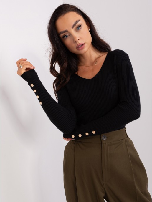 Sweter-PM-SW-PM305.22-czarny Sweter-PM-SW-PM305.22-czarny