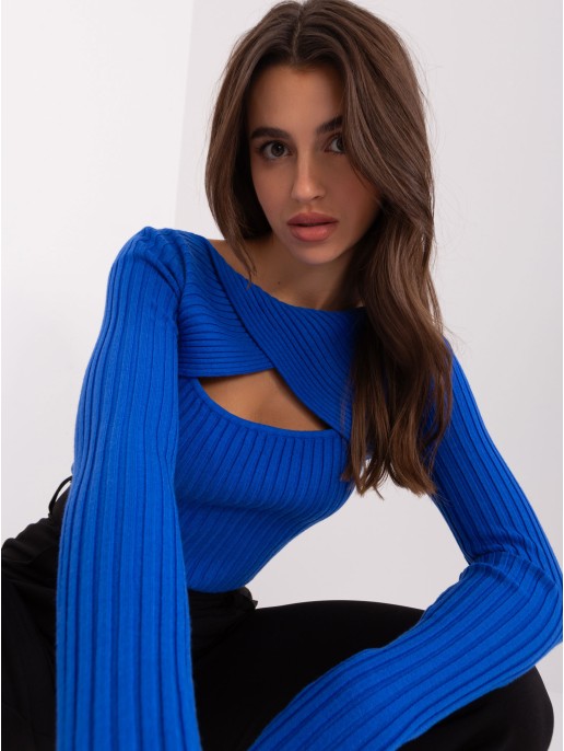 Sweter-PM-SW-PM1082.03X-kobaltowy Sweter-PM-SW-PM1082.03X-kobaltowy