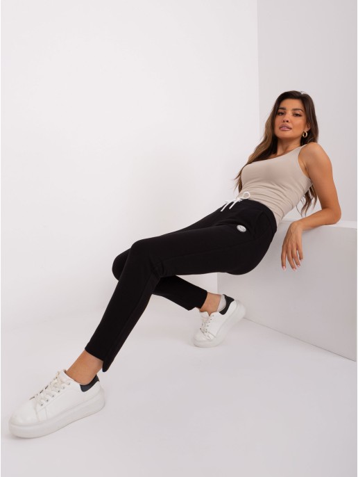 Spodnie dresowe-RV-DR-8370-1.57P-czarny