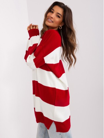 Sweter-TO-SW-1311.09-bordowy 2