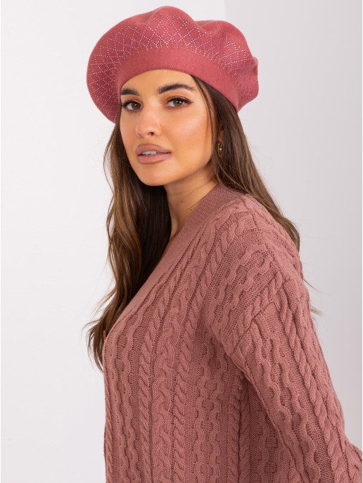 Czapka-AT-CZ-231605.24P-ciemny różowy Czapka-AT-CZ-231605.24P-ciemny różowy