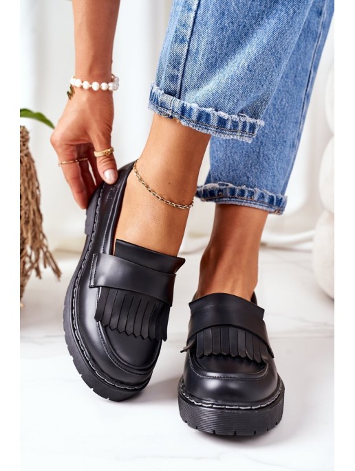 Leather Loafers Big Star II274100 Black