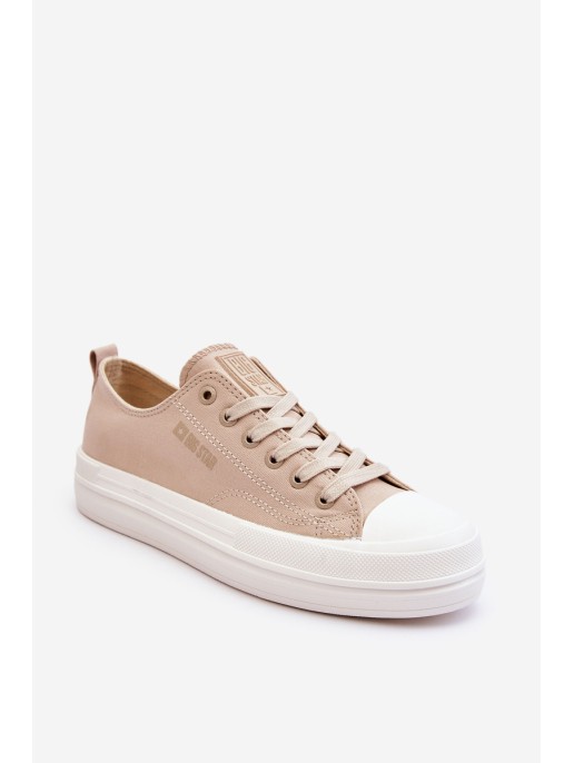 Big Star Low Lace-up Sneakers LL274969 Beige