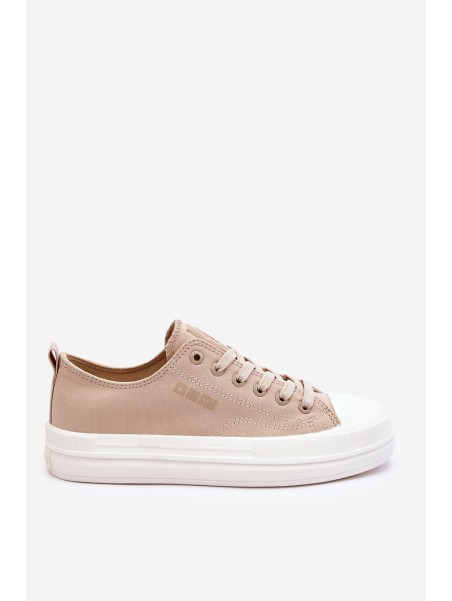 Big Star Low Lace-up Sneakers LL274969 Beige