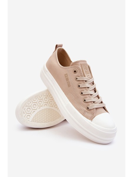 Big Star Low Lace-up Sneakers LL274969 Beige