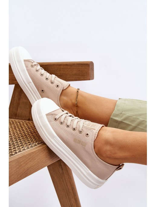Big Star Low Lace-up Sneakers LL274969 Beige