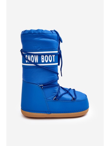 Women's High Snow Boots Blue Venila