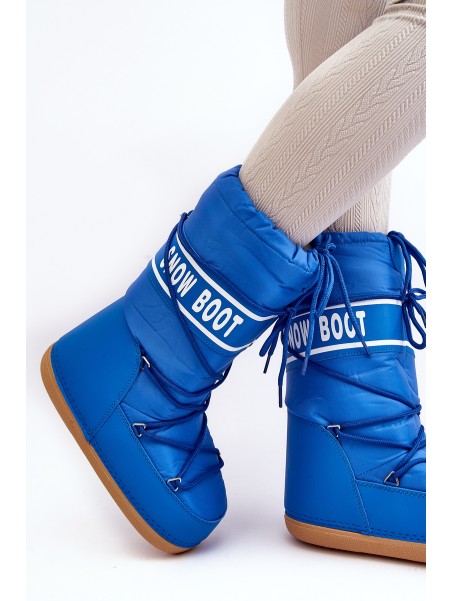 Women's High Snow Boots Blue Venila