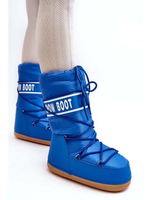 Women's High Snow Boots Blue Venila Women's High Snow Boots Blue Venila