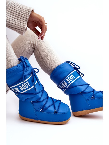 Women's High Snow Boots Blue Venila