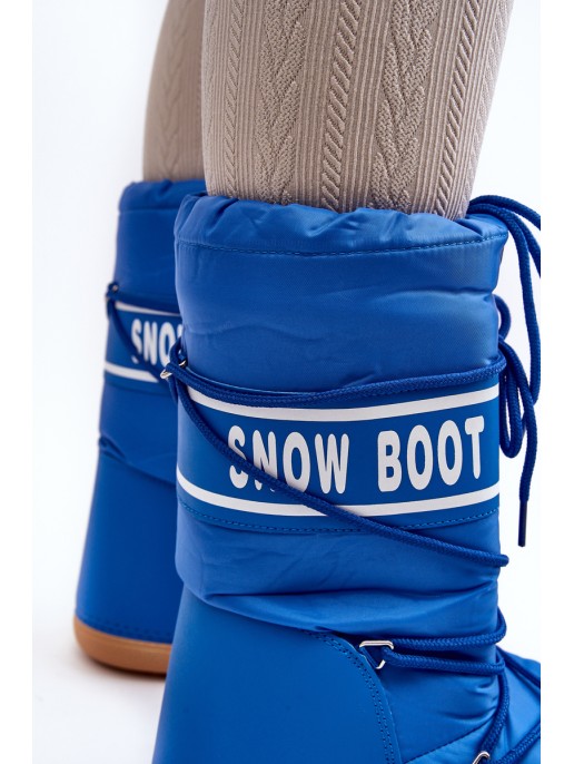 Women's High Snow Boots Blue Venila Women's High Snow Boots Blue Venila