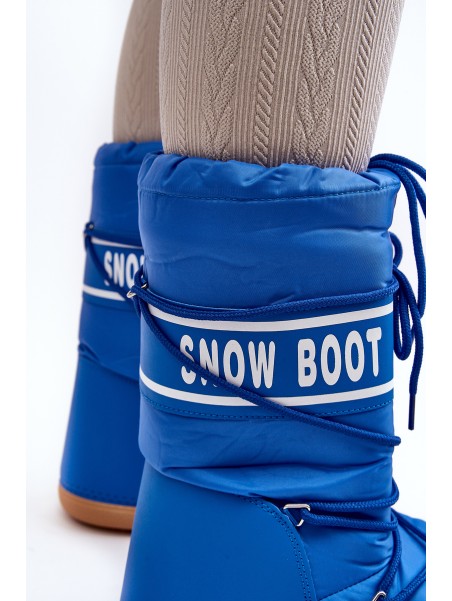 Women's High Snow Boots Blue Venila