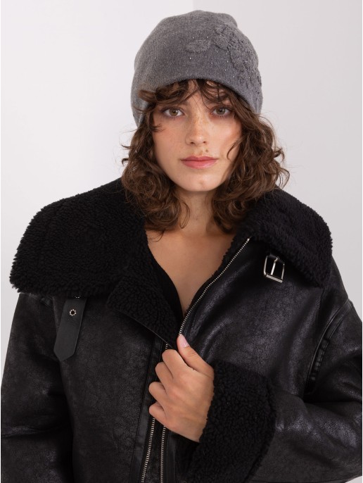 Czapka-AT-CZ-23250.61P-ciemny szary