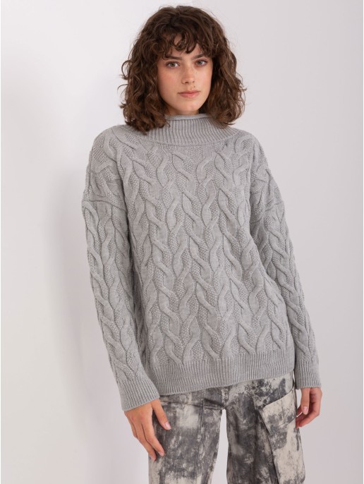 Sweter-BA-SW-8038.28P-szary