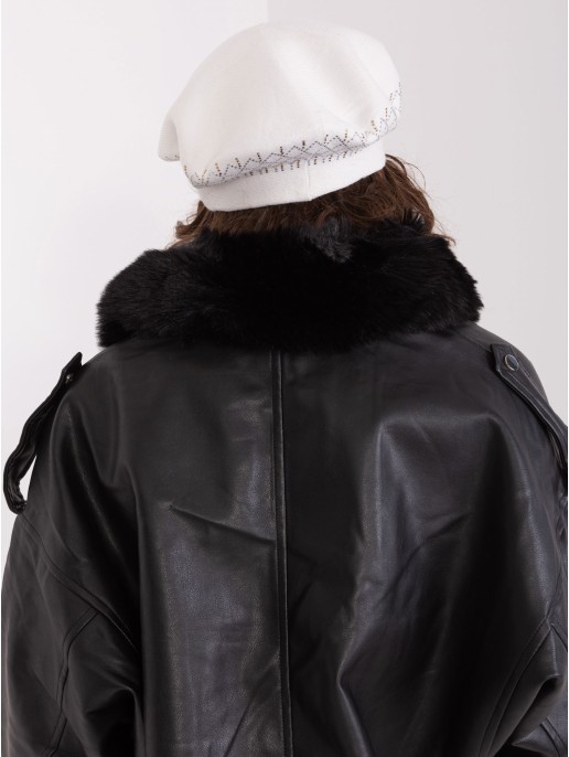 Czapka-AT-CZ-231605.04P-ecru Czapka-AT-CZ-231605.04P-ecru