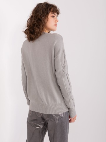 Sweter-AT-SW-2340.80-szary 2