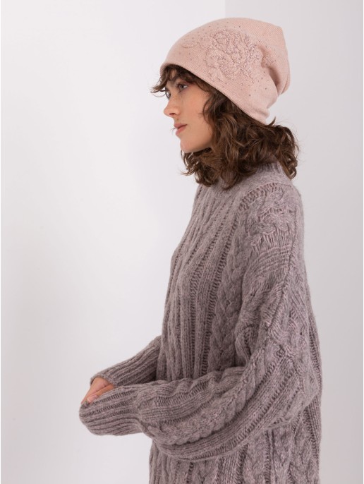 Czapka-AT-CZ-23250.01P-ciemny różowy Czapka-AT-CZ-23250.01P-ciemny różowy